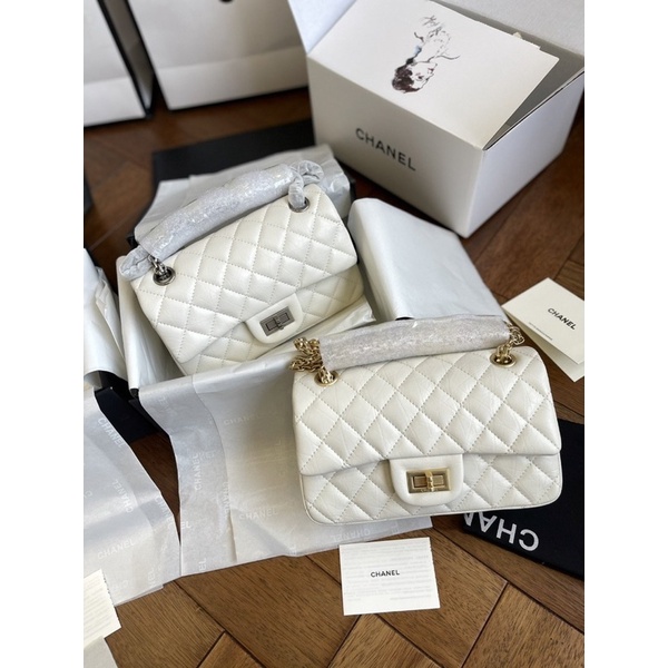 Túi xách nữ C H A N E L Classic mini Supper Vip khoá mạ màu silver
