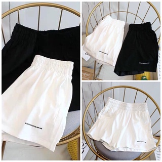 Quần Short Da Cá Chữ Nhỏ JOLIE Nữ [FREESHIP] 🌸 Sooc đùi ống rộng phối logo phong cách đường phố hàn quốc đẹp Ulzzang 🌸