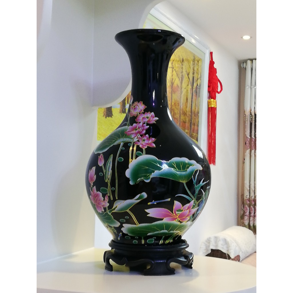 Bình hoa phong thuỷ Decor Ceramic phong cách NHÂT BẢN