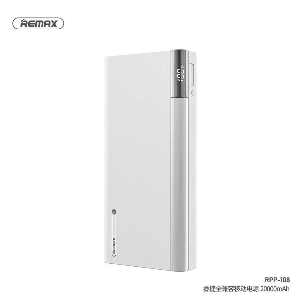 Pin sạc dự phòng remax RPP-108 20000mah sạc nhanh chính hãng