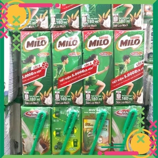 Lốc 8 Hộp Sữa Milo Lúa Mạch 180ml