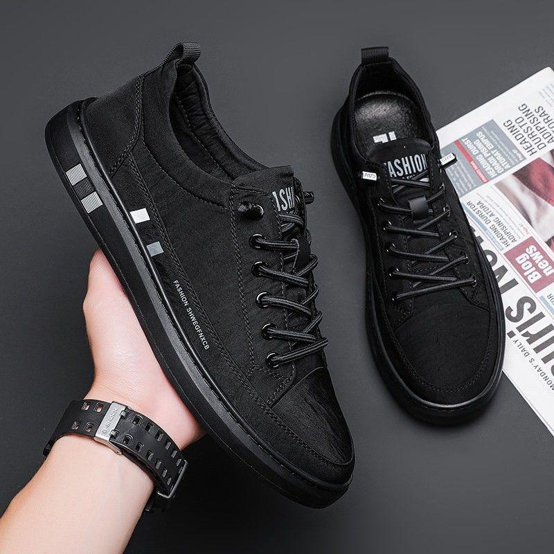 Giày Thể Thao Nam Sneaker Cổ Thấp Cao Cấp, Đế Bằng , Vải Khử Mùi G197