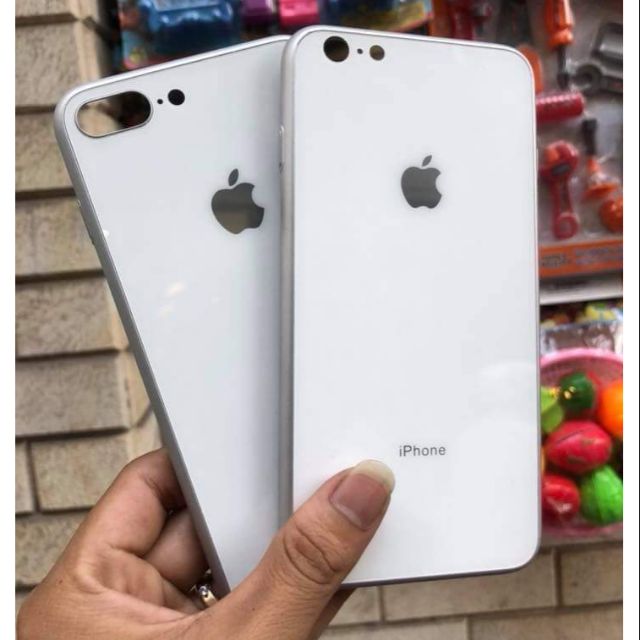 Ốp lưng kính tráng gương IPhone 6 plus / 6S plus viền đồng màu