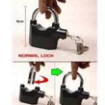 Khóa Chống Trộm Xe Máy Thông Minh Có Còi Báo Động, Ổ Khóa Chống Trộm Thế Hệ Mới Alarm Lock Nhỏ Gọn