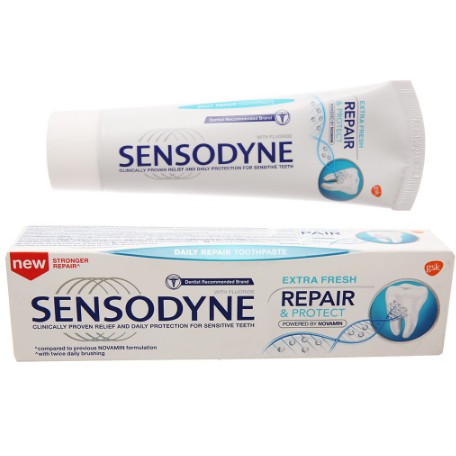 Kem đánh răng giảm ê buốt Sensodyne Etra Fresh Repair and Protect 100ml