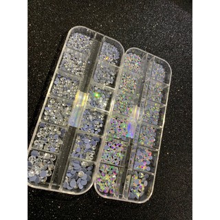 Set đá chân keo mix size