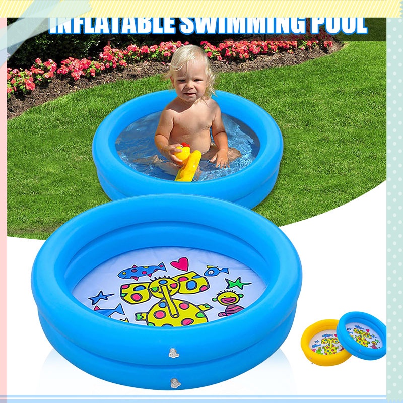 Bể bơi Bơm Hơi Hình Tròn Thiết Kế Gấp Gọn Tiện Dụng Cho Bé