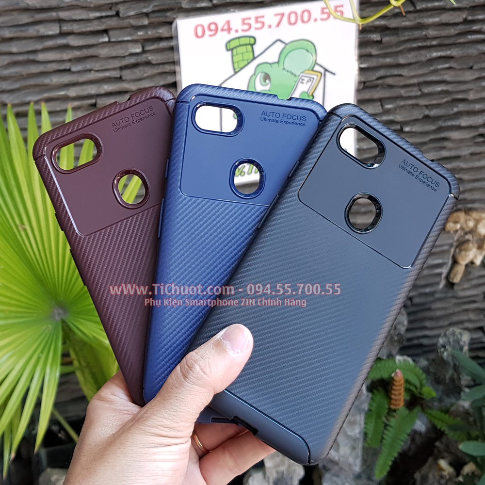 [Ảnh Thật] Ốp Lưng Google Pixel 3A Pixel 3A XL AutoFocus Vân 3D Carbon Chống Sốc