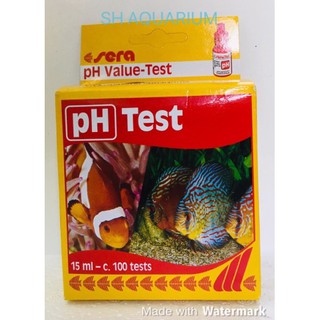 Kiểm tra độ PH nước của Sera