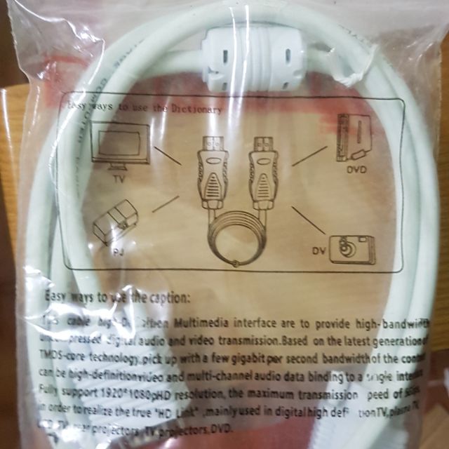 Cáp vga 1.5m