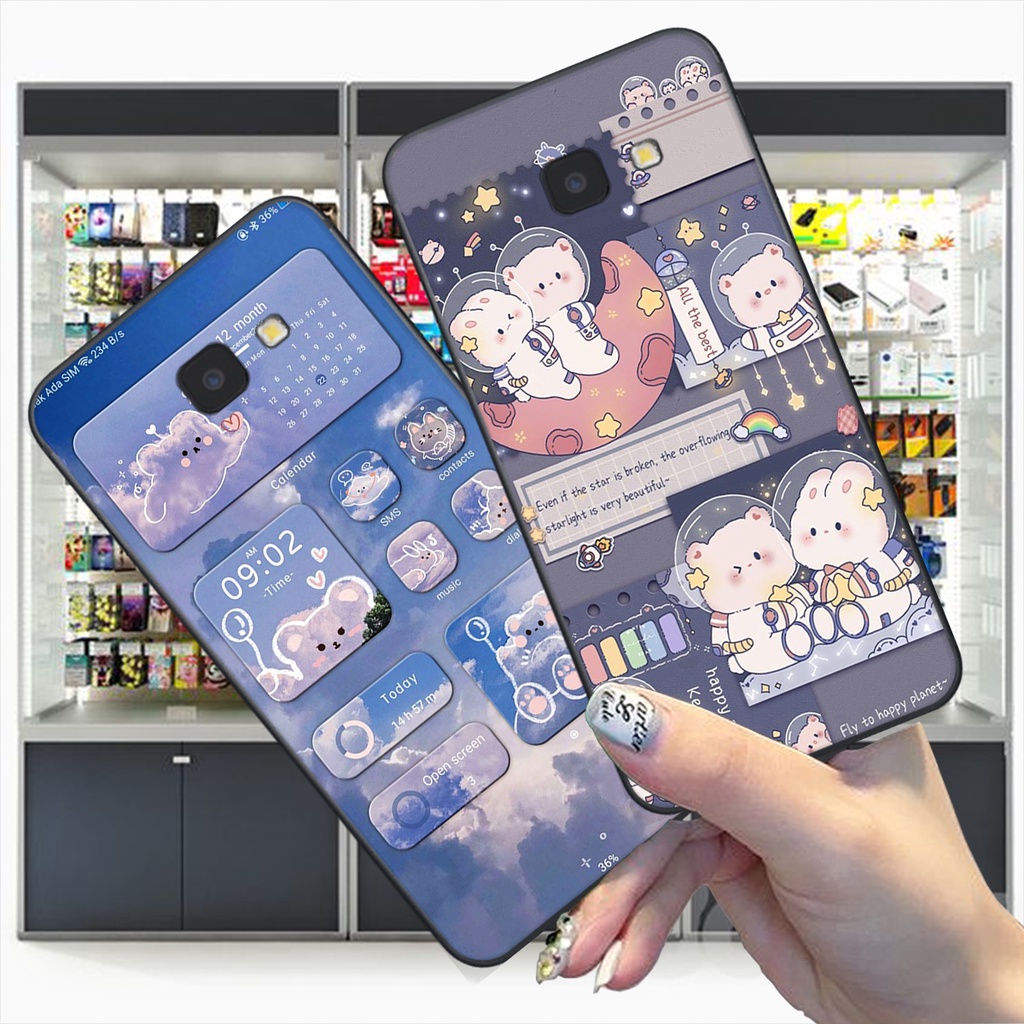 Ốp lưng Samsung J4 Plus / J4 Core / J4+ / J4 2018 bộ hình gấu , thỏ hồng cute dễ thương giá rẻ siêu bền