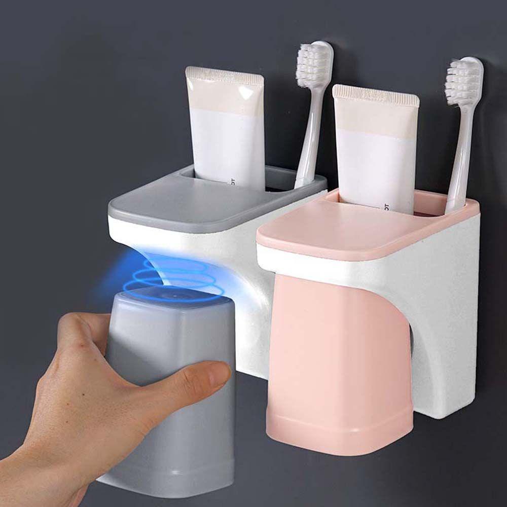 IVORY Giá Đỡ Bàn Chải Đánh Răng / Dao Cạo Râu Tự Dính Đa Năng