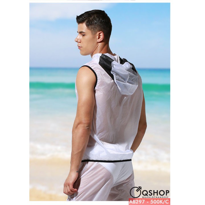 ÁO KHOÁC DÙ KHÔNG TAY NAM AB297