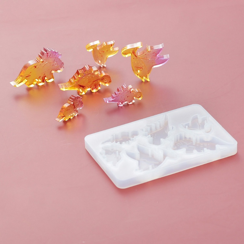 Khuôn silicone làm mặt trang sức hình khủng long DIY