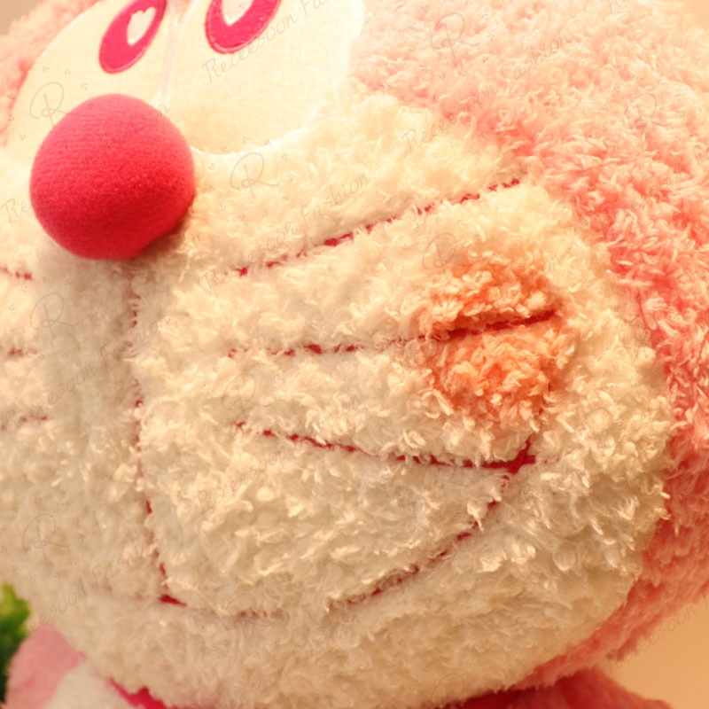 Doraemon nhồi bông màu hồng 40cm dễ thương