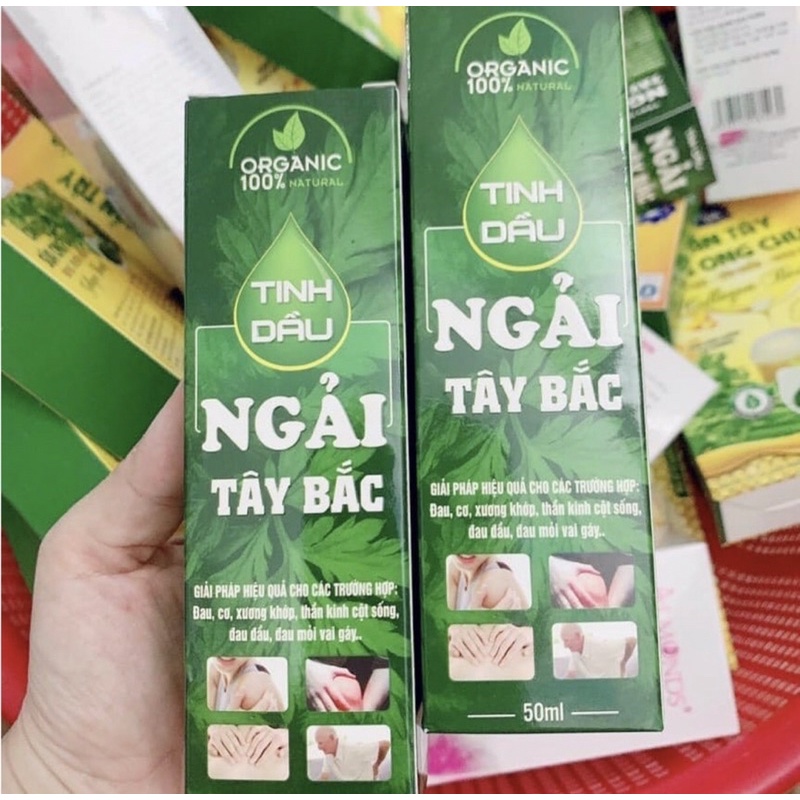 Tinh dầu ngải Tây Bắc _Giúp giảm nhanh cơn đau cơ,xương khớp,thần kinh cột sống,đau mỏi vai gáy