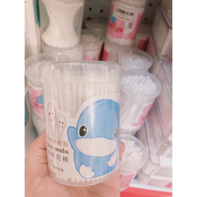 TĂM BÔNG KUKU KU1103 260 CÂY-vệ sinh an toàn cho bé