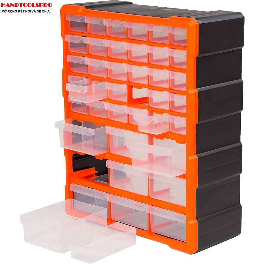 Tủ đựng linh kiện 39 ngăn TACTIX A039 47.5 x 38.5 x 16.2 cm (320636)