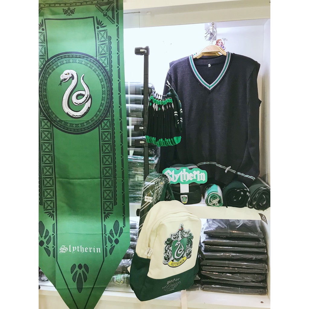 ẢNH THẬT Áo len tay dài đồng phục Hogwarts - Đồng phục mùa đông - Đầy đủ 4 nhà