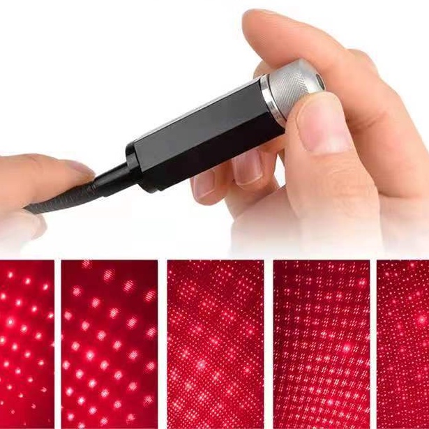Đèn Led Bầu Trời Sao Chiếu Trần Xe Ô Tô, Trần Nhà Cắm Cổng USB .
