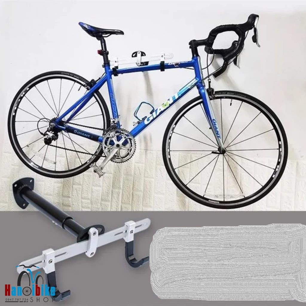 Khung giá đỡ bằng kim loại dùng treo xe đạp lên tường tiện dụng