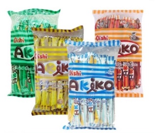 Bánh AKiko oshi  5 vị ( 1 gói 8g * 20 chiếc )