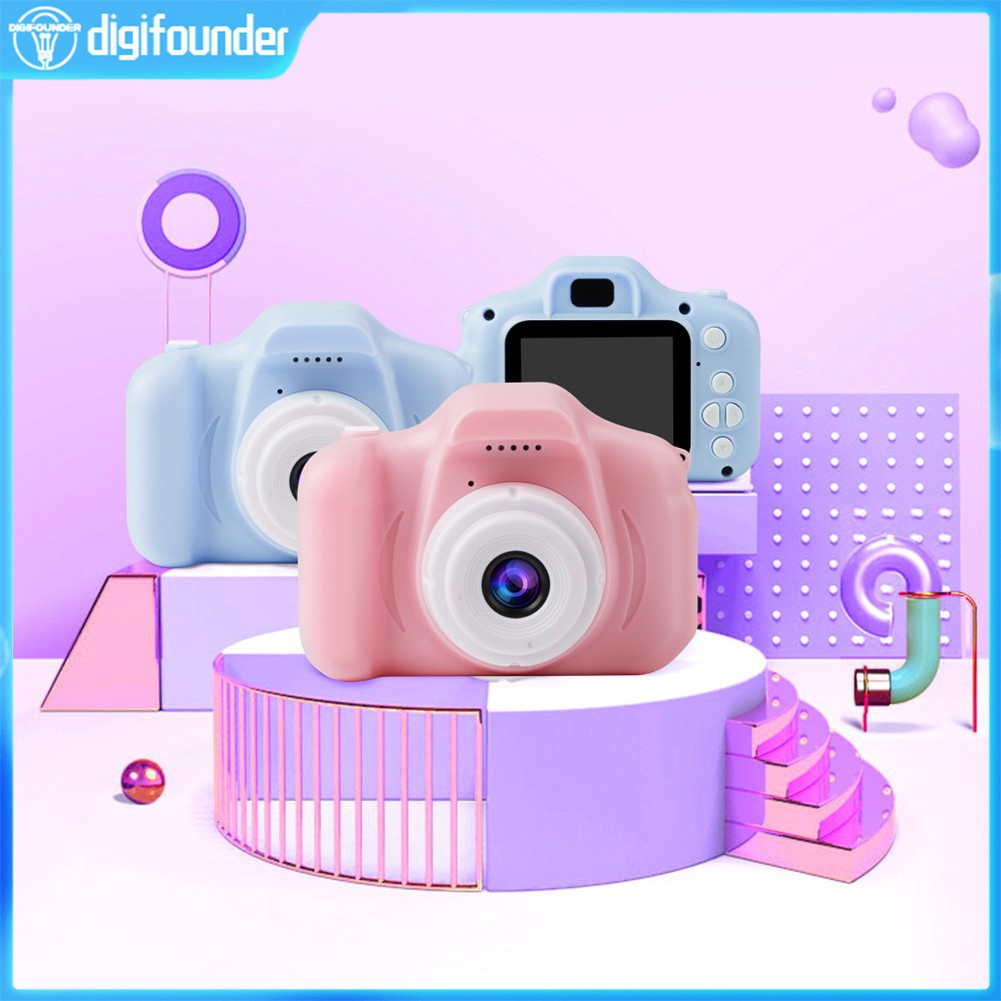[ HOT ] Bộ máy ảnh kỹ thuật số mini màn hình 2 inch kèm phụ kiện dành cho trẻ em
