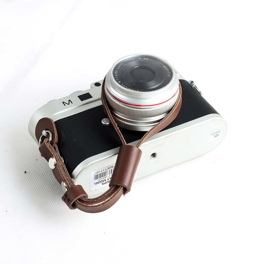 Sony Canon Dây Da Đeo Cổ Tay Cho Máy Ảnh Slr / Micro Slr