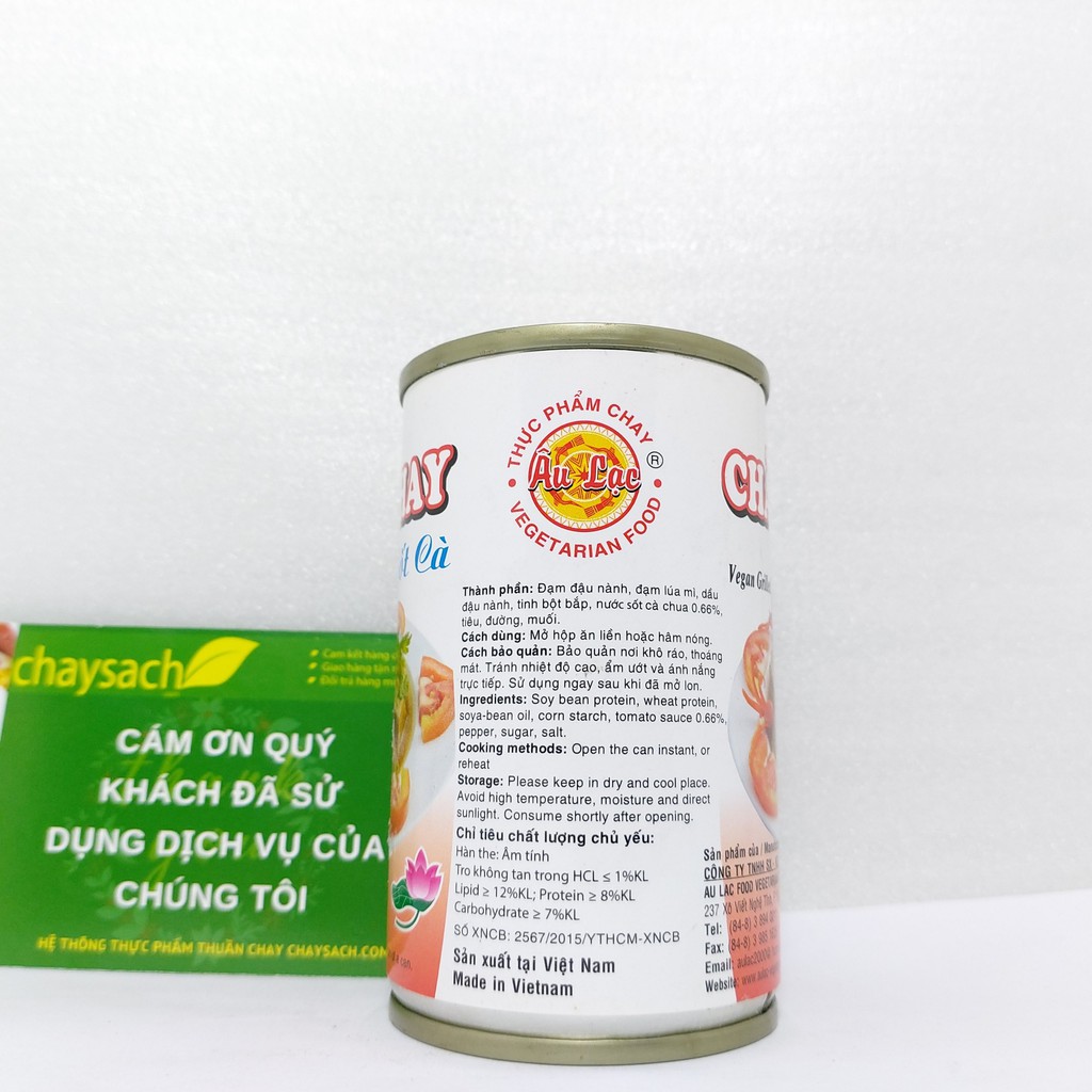 [140g] Chả cá sốt cà chay Âu Lạc -Siêu thơm đậm đà Chayhome - Thực phẩm chay/ đồ ăn chay/ chả chay + TẶNG Rong biển chay | BigBuy360 - bigbuy360.vn