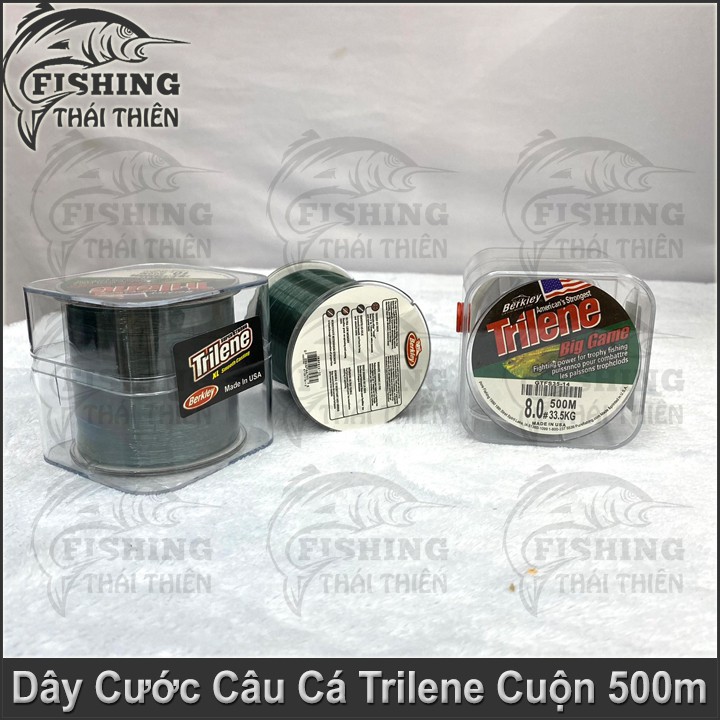 Dây Câu, Cước Câu Cá Trilene Big Game Siêu Bạo Lực Cuộn 500m
