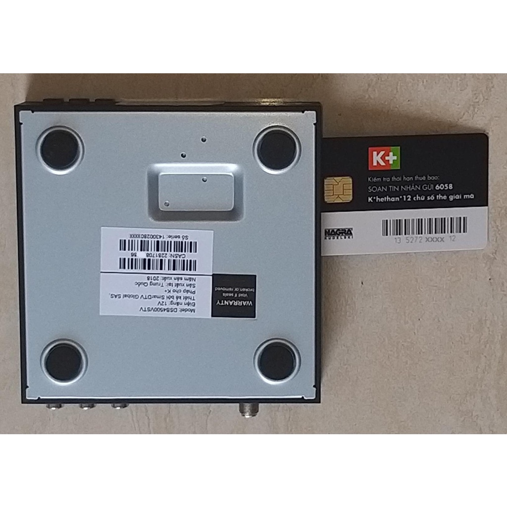 Bộ đầu thu K+ HD và tài khoản 2 tháng