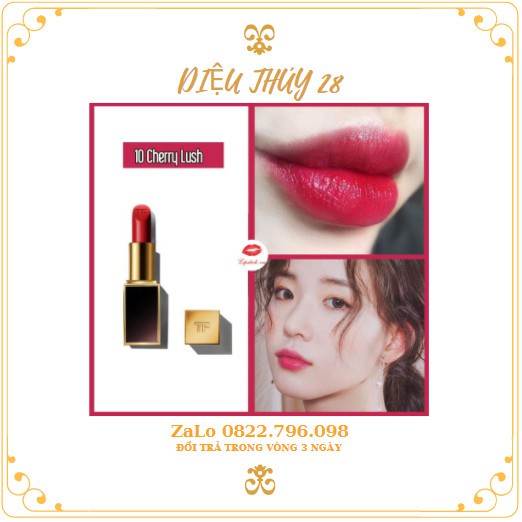 Tom Ford 10 Cherry Lush đỏ hồng