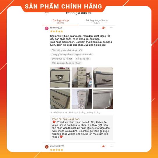 ⚡   Tủ nhựa Song Long T222, tủ ngăn kéo nhựa T222 - 3 Tầng | 4 Tầng | 5 Tầng