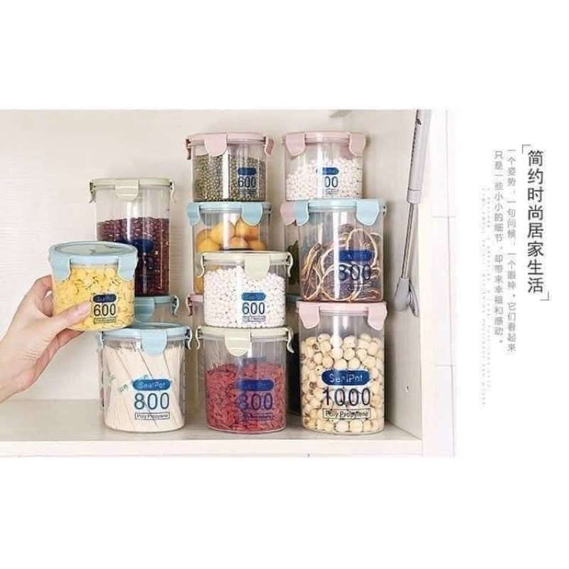 Sét 3 hộp nhựa đủ kích cỡ chia vạch tiện ích