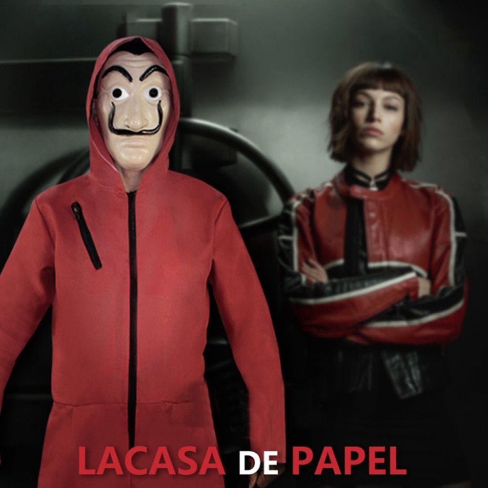 ANEMONE Bộ Trang Phục Hóa Trang Chú Hề La Casa De Papel Dành Cho Nam