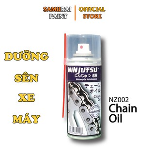 Chai xịt dưỡng sên samurai nz002 chính hãng - bôi trơn nhông sên ninjutsu nz002
