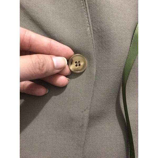 Áo Blazer Màu Xám Hàn Quốc