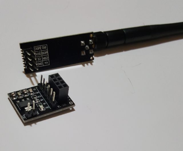 Combo Mạch thu phát RF NRF24L01 PA LNA Anten rời kèm module ổn định 3.3v