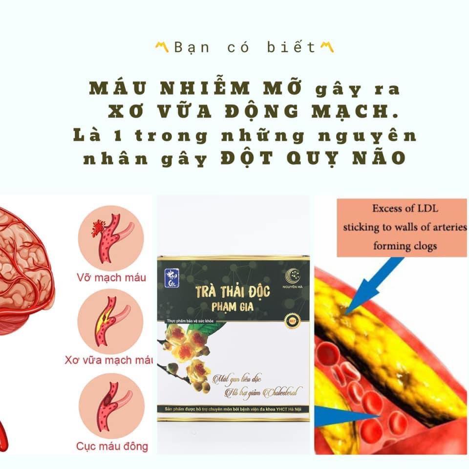 {CHÍNH HÃNG} TRÀ THẢI ĐỘC PHẠM GIA , MÁT GAN , TIÊU ĐỘC, TĂNG CƯỜNG CHỨC NĂNG GAN