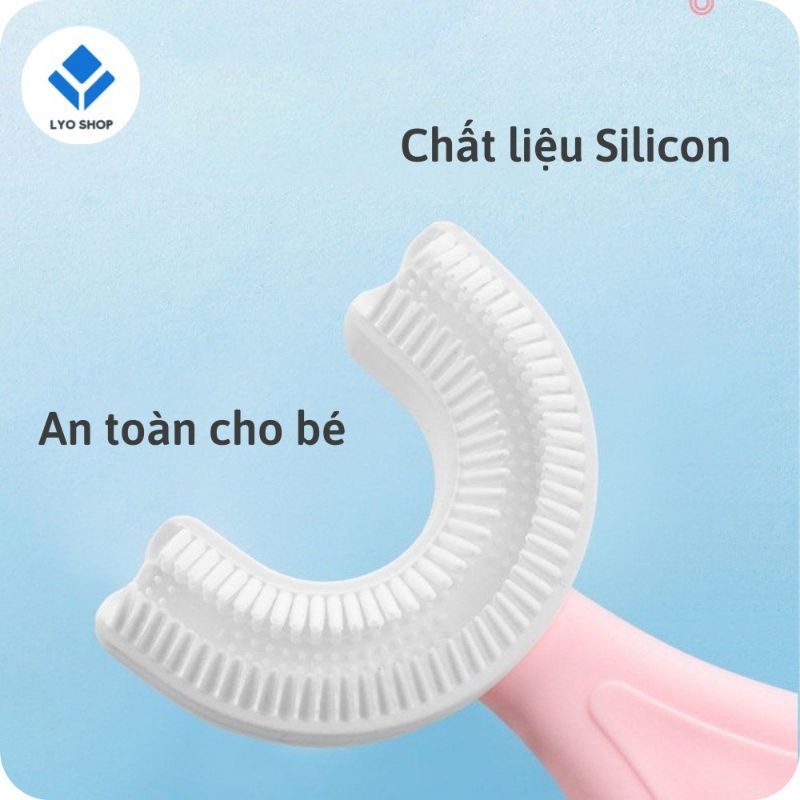 Bàn Chải Đánh Răng Chữ U Siêu Mềm Cho Bé 2-6 Tuổi