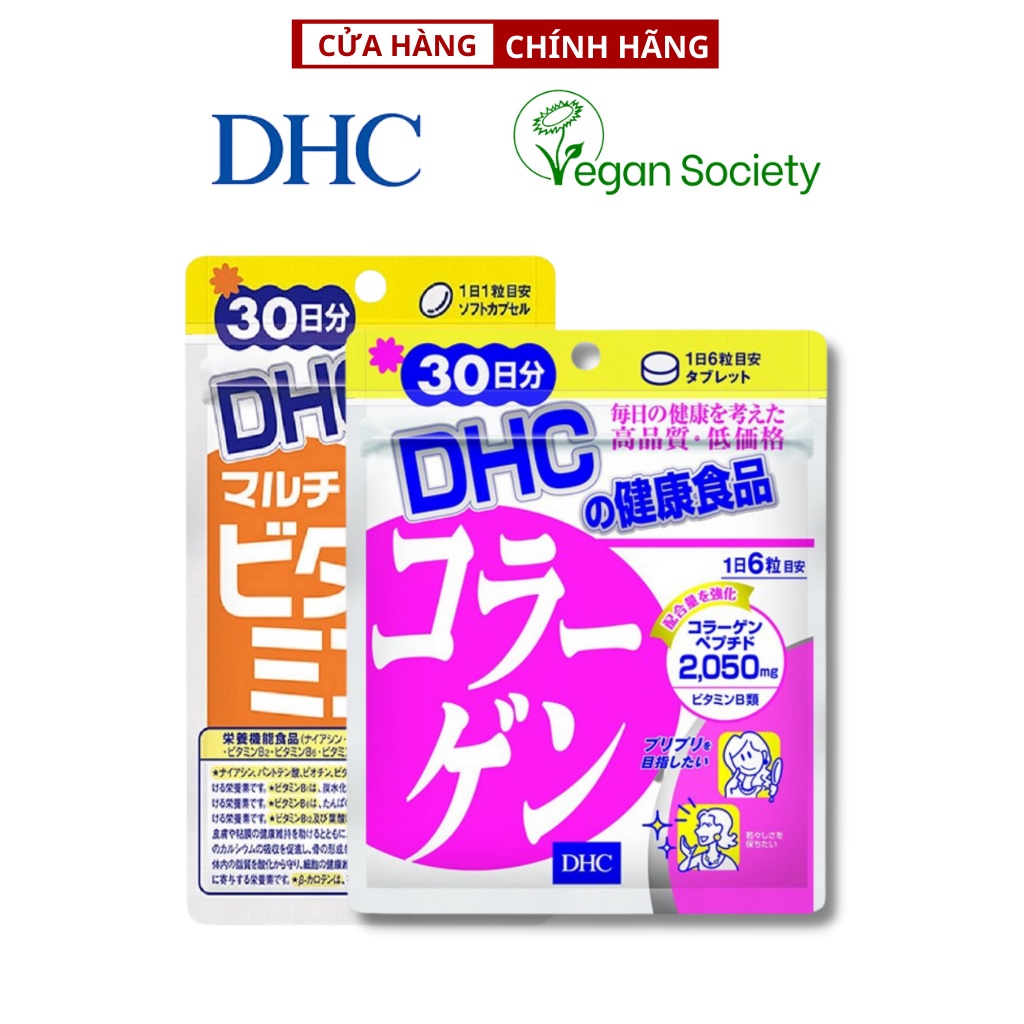 Viên uống DHC Cung cấp 12 loại vitamin, trẻ hóa, đẹp da 30 ngày