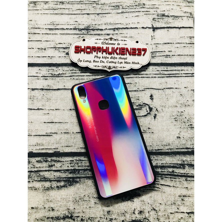 [Freeship toàn quốc từ 50k] ỐP LƯNG VIVO V9 ỐP GƯƠNG CƯỜNG LỰC CẦU VÒNG ĐA SẮC CỰC ĐẸP