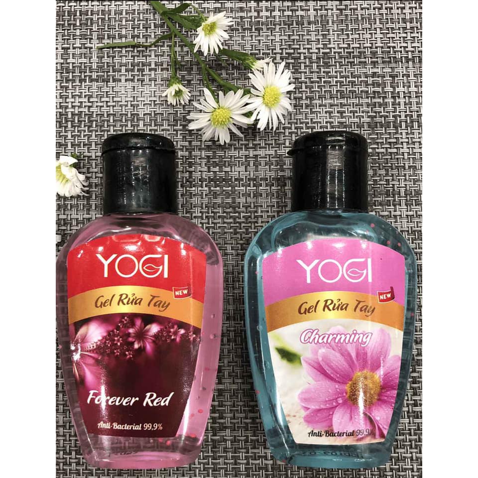 Gel Nước Rửa Tay Khô Diệt Khuẩn YOGI chai 70ml nhiều hương ( HỘP 12 CHAI ) diệt khuẩn 99,9% | BigBuy360 - bigbuy360.vn