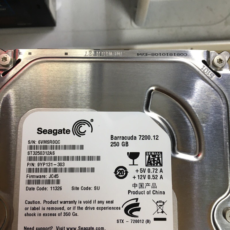 Ổ CỨNG -250GB (Tặng Kèm Dây SaTa 3)