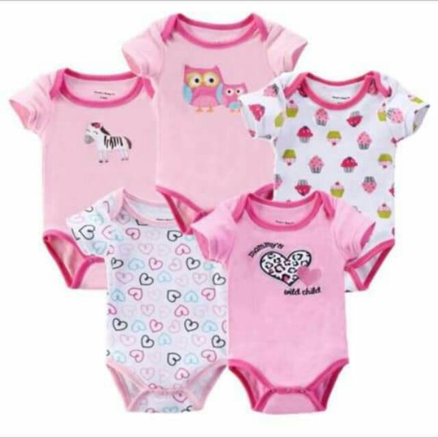 Set 5 bộ body chip cho bé