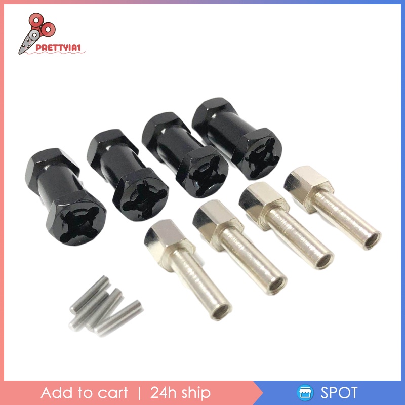 Set 1 / 4 Trục Nối Dài Bánh Xe Hơi Axial Scx10 D90 Ax10 Cc01 F350 Rc