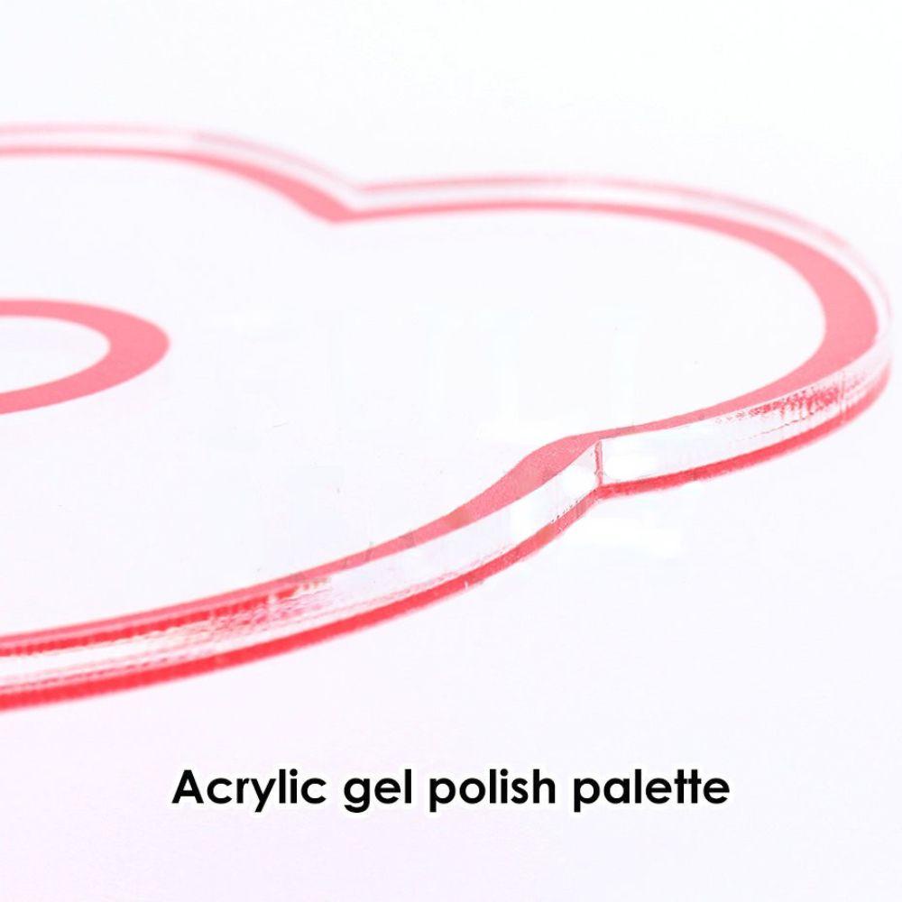 Bảng Acrylic Đựng Màu Vẽ Móng Nghệ Thuật Kiểu Nhật Bản Dễ Thương Dùng Trong Salon