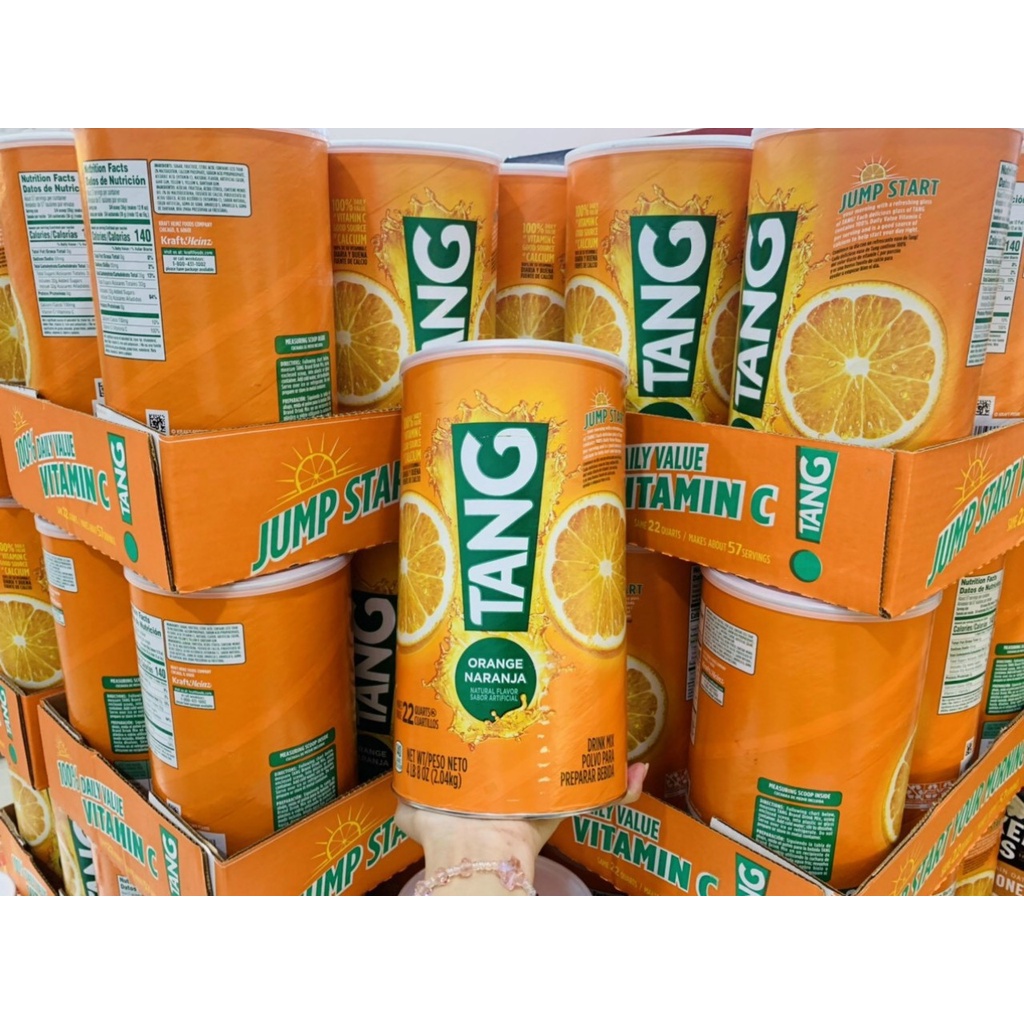 Bột Cam Tang pha nước 2.04kg - Hủ 566g Nhập Khẩu Trực Tiếp Tại Mỹ
