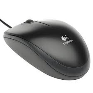 Chuột Quang Máy Tính Có Dây Logitech B100 (Màu Đen)