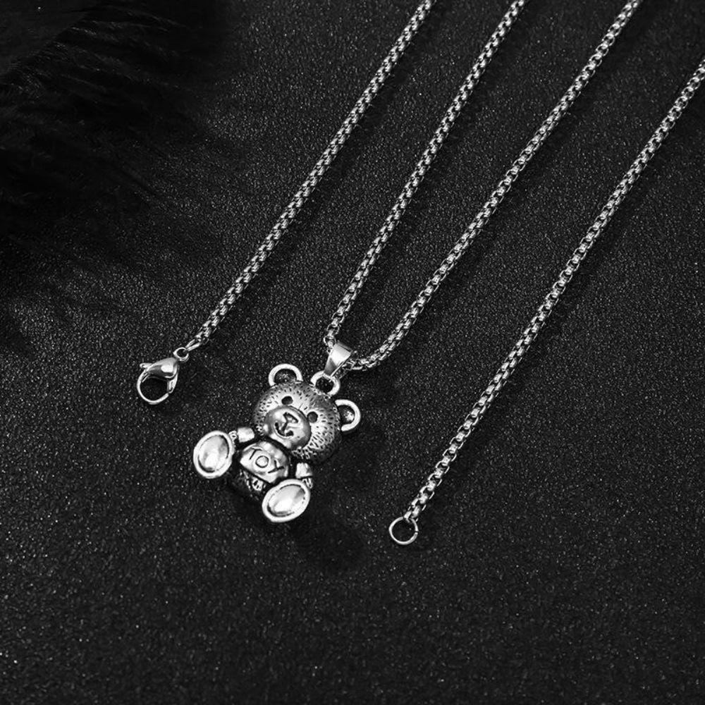 Vòng cổ Mặt Hình Thỏ / Gấu Dễ Thương Phong Cách Gothic